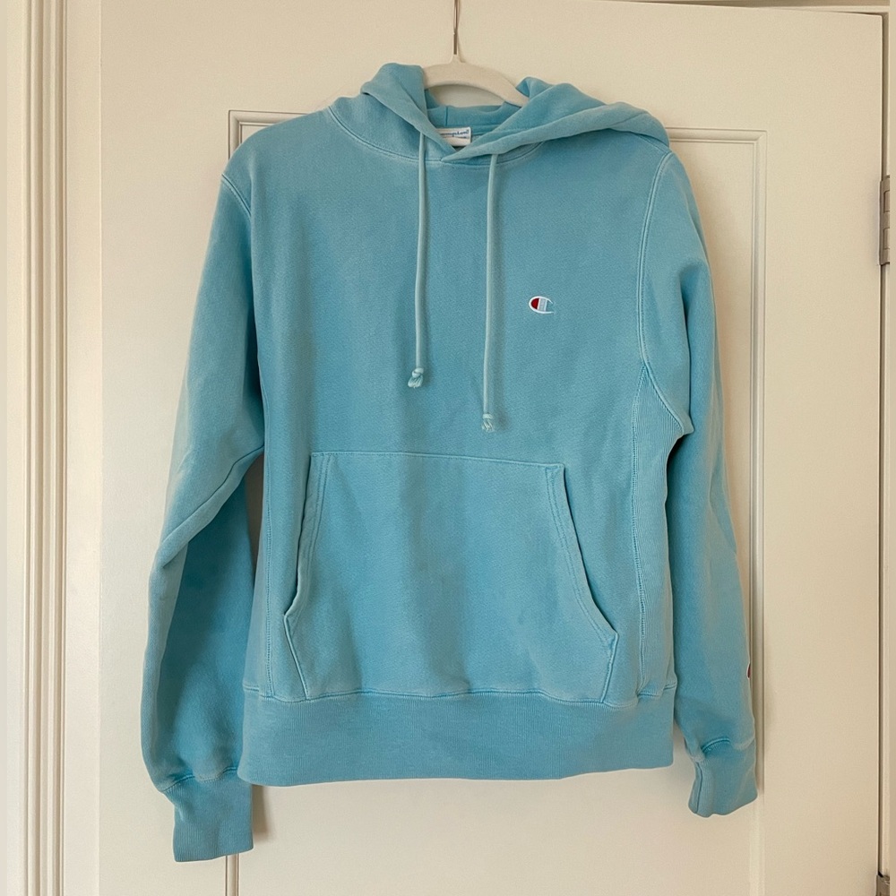 Urban outfitters light blue champion hoodie